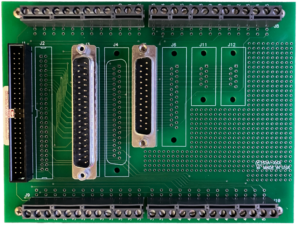 STA-XX Wireable Screw Terminal Cards - ACCES I/O Products